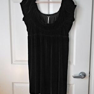 Free people Black Velvet dress size M